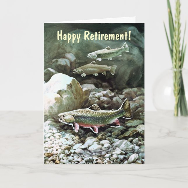 Carte Masculine Retirement Card - Personnalisable (Devant)