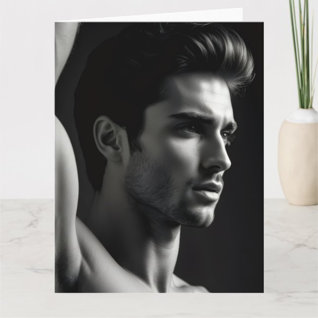 Carte Masculinité monochrome (Devant)