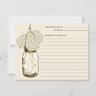 Carte Mason Jar & Hydrangeas Recette
