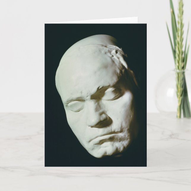 Carte Masque de Beethoven, pris de la vie à l'âge de (Devant)