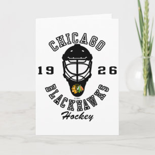 Carte Masque de hockey des Chicago Blackhawks rouge Nhl