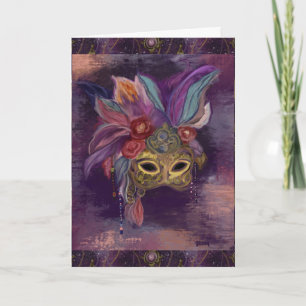 CARTE MASQUERADE VENISE  ART     