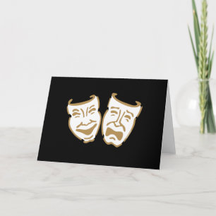 Carte Masques de drame simples