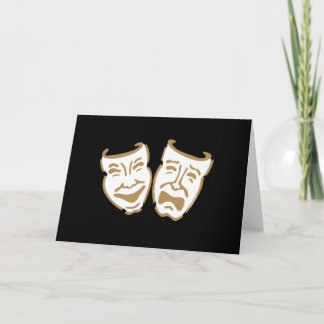 Carte Masques de drame simples