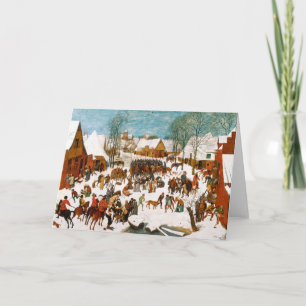 Carte Massacre des innocents par Pieter Bruegel