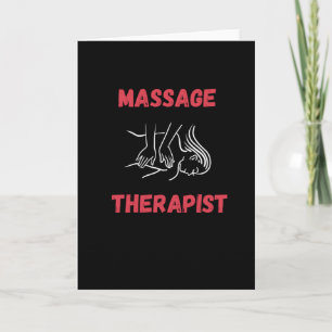 Carte Massage du thérapeute