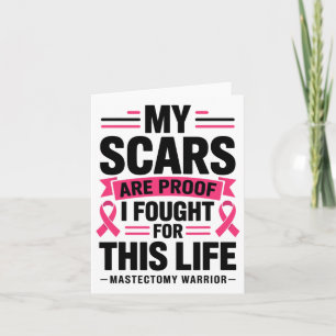 Carte Mastectomie Funny Cancer du Sein 1