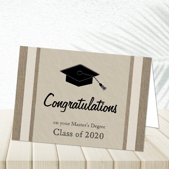 Carte Master Graduation Card (Créateur téléchargé)