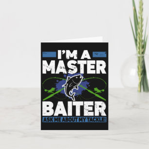 Carte Master Iter Shirt Funny Pêcheur Poisson