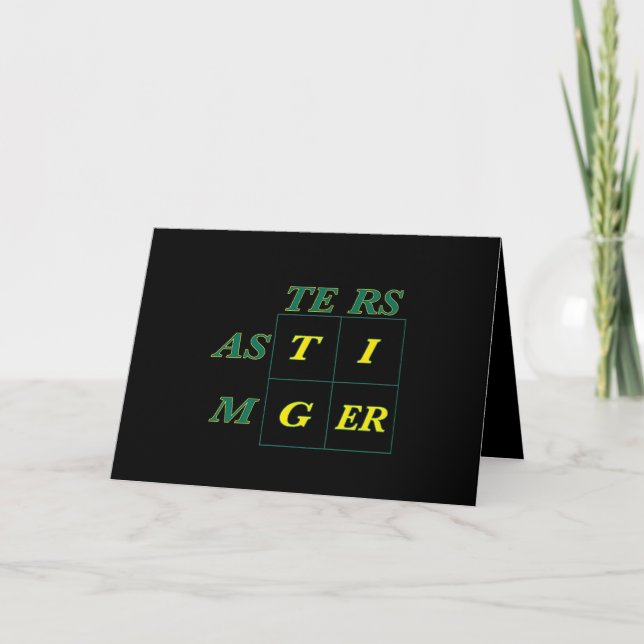 Carte Masters de Tiger Goat Woods (Devant)