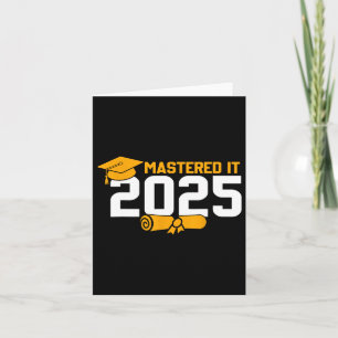 Carte Masters Diplôme maîtrisé It 2025