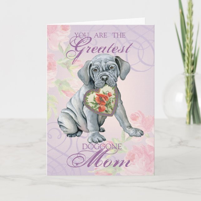 Carte Mastino Heart Mom (Devant)