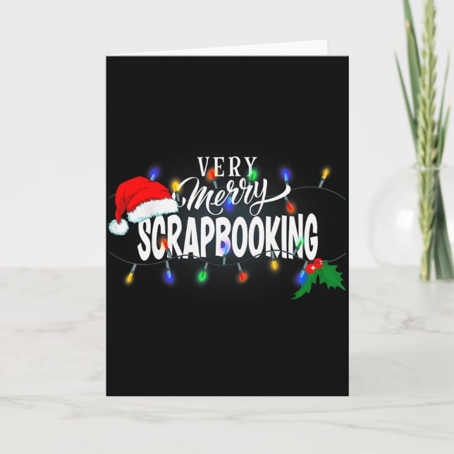 Carte Matching Very Merry Scrapbooking Christmas  (Devant)