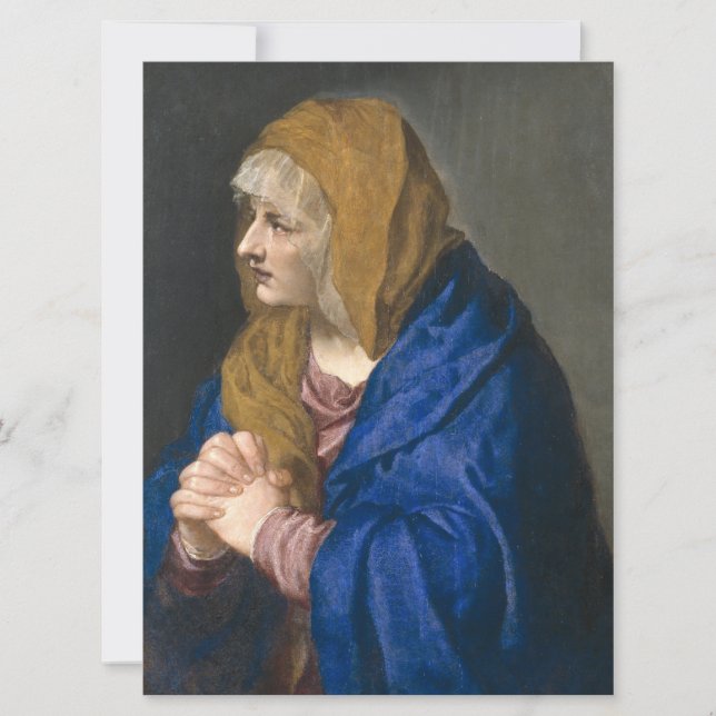 Carte Mater Dolorosa (Vierge Marie) (Mère des Douleurs) (Devant)