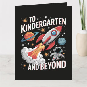 Carte Maternelle et au-delà Astronaute Rentrée scolaire