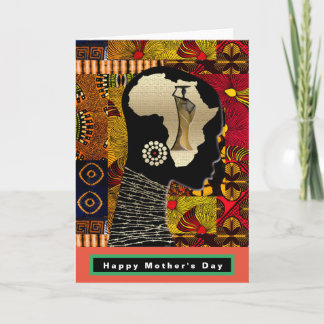 Carte Maternité bénie – Fête des mères afrocentrique