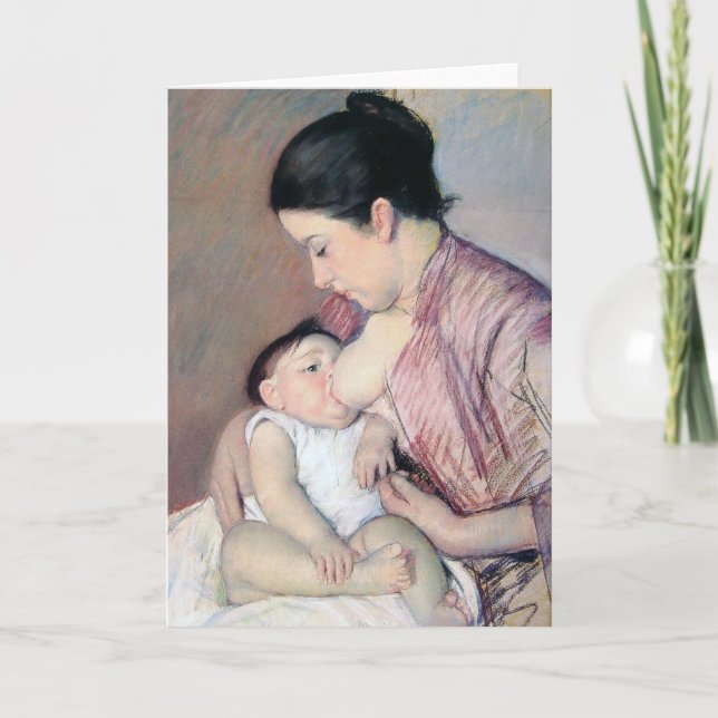 Carte Maternité, Mary Cassatt (Devant)