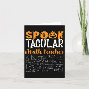 Carte Math Enseignant Effrayant Math Lover Mathématiques