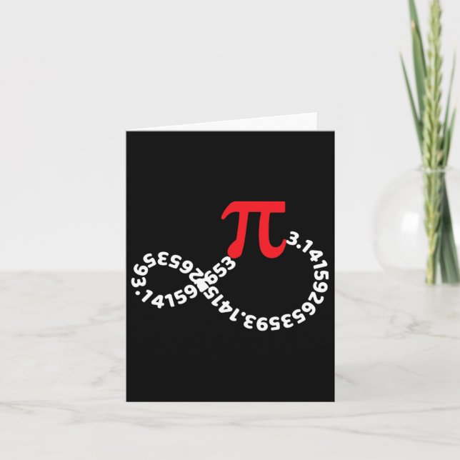 Carte Math Enseignant Mathématiques Pi Symbole Pi Joyeux (Devant)