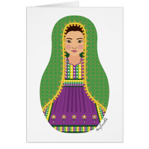 Carte Matryoshka afghane
