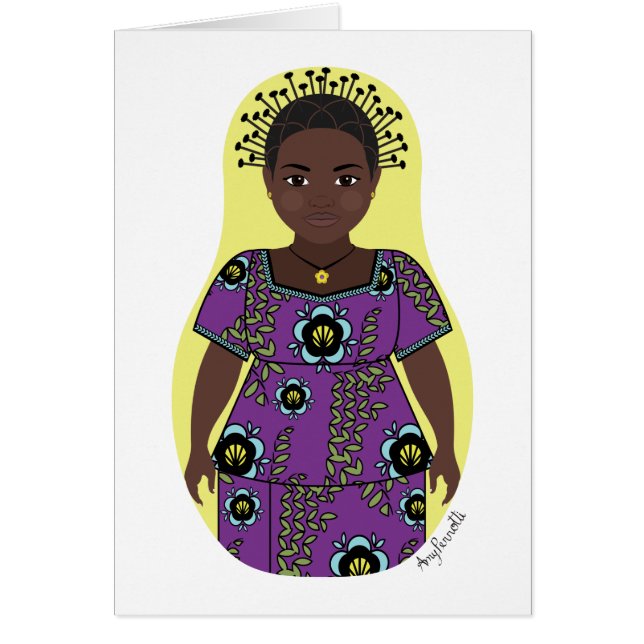 Carte Matryoshka congolaise (Devant)