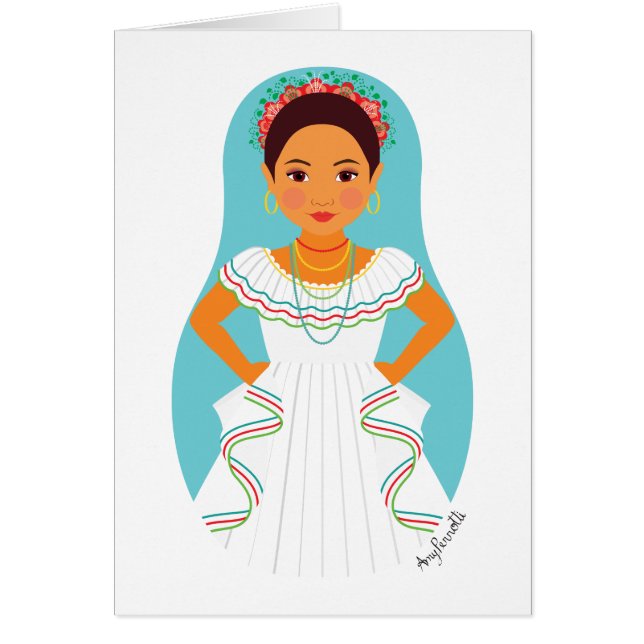 Carte Matryoshka du Nicaragua (Devant)