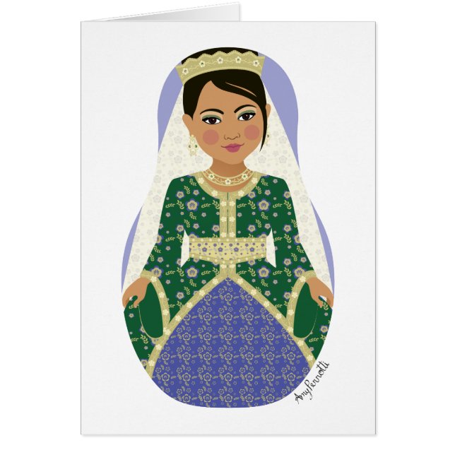 Carte Matryoshka Marocaine (Devant)