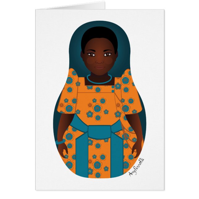 Carte Matryoshka ougandaise (Devant)