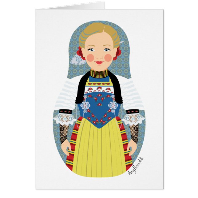 Carte Matryoshka suisse (Devant)