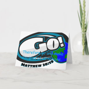 Carte Matthieu 28:19