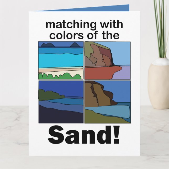 Carte Maui Hawaii Fête Insulaire aux Couleurs de Sable (Devant)