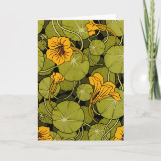 Carte Maurice Pillard ( dit Verneuil ) Floral Art Nouvea