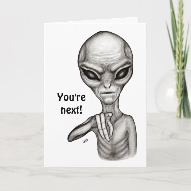 Carte Mauvais Alien, Tu es le prochain ! (Devant)