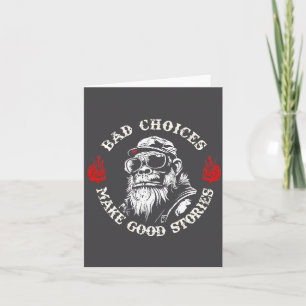 Carte Mauvais Choix de Singe Font de Belles Histoires (a