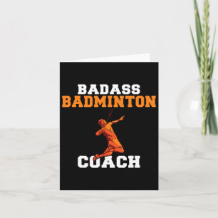 Carte Mauvais entraîneur Badminton