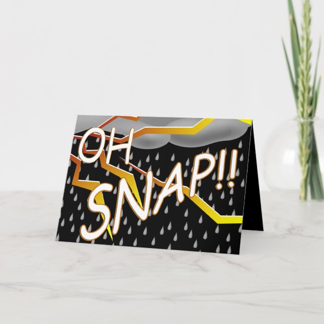 Carte Mauvais temps Annulation de la réception de l'évén (Devant)