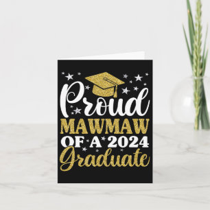 Carte Mawmaw D'Un Cl De 2024 Graduate Diplômé De Niveau