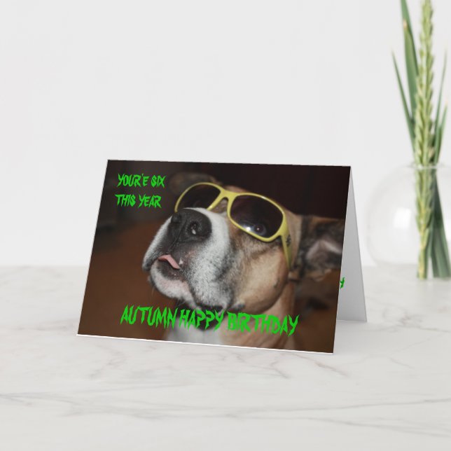 Carte MAX Birthday Card (Devant)