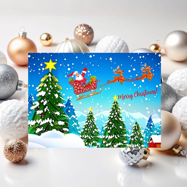 Carte May Christmas illuminate your path (Créateur téléchargé)