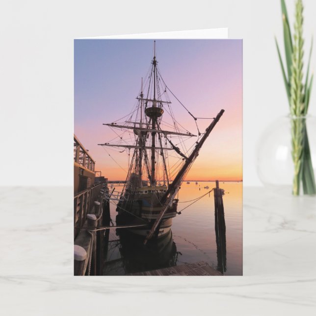 Carte Mayflower II Octobre aube (Devant)