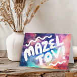 Carte MAZEL TOV BAR BAT MITZVAH Personnalisable Arc-en-c<br><div class="desc">Texte dessiné à la main par moi pour vous. Ajoutez votre propre texte à l'intérieur de la carte ou changez les couleurs de fond. Pour plus de conceptions et de couleurs, consultez ma boutique ! Ou laissez-moi savoir si vous souhaitez quelque chose de personnalisé. J'ai également du papier d'emballage assorti...</div>
