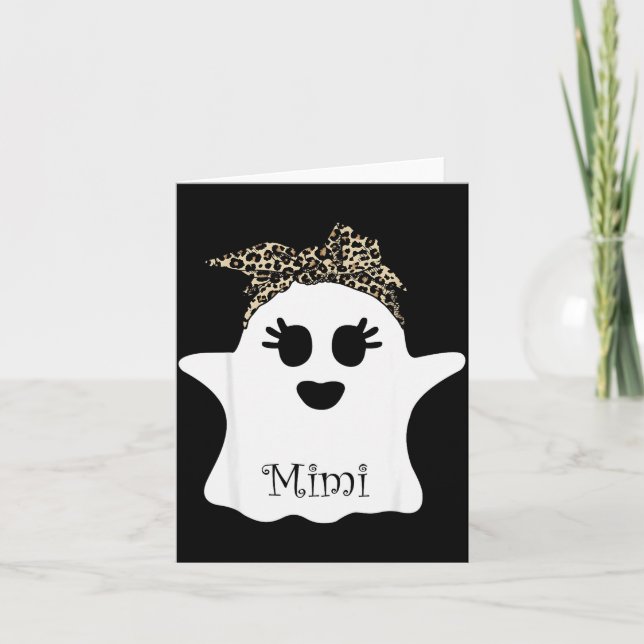 Carte Mb Soky Mimi Ghost Bandana Boo Halloween Family Ma (Devant)
