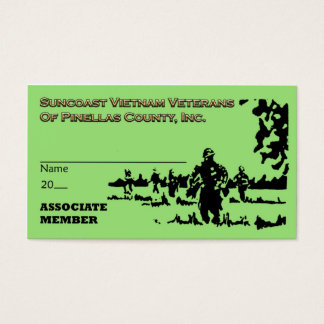 Carte Mbr Suncoast Vietnam Veterans Assoc
