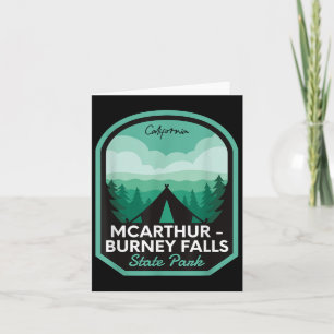 Carte Mcarthur Burney Falls State Park Ca Camping
