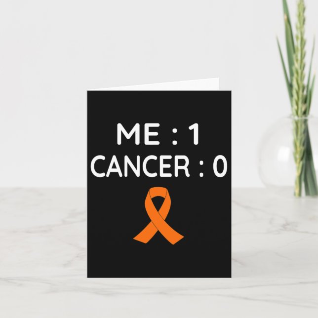 Carte Me 1 Cancer 0 Leucémie (Devant)