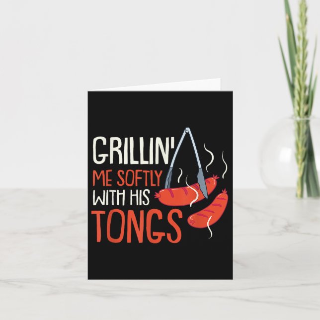 Carte Me Griller Doucement Avec Son Tong I Grillmaster B (Devant)