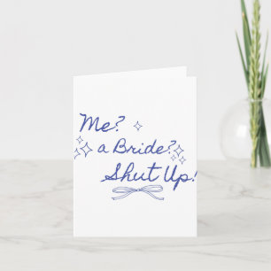 Carte Me Une Mariée Fermée Bachelorette Party Bridal