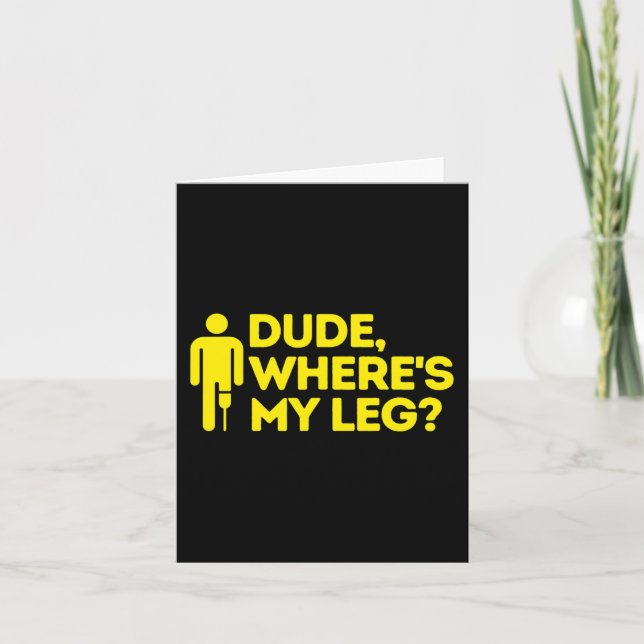 Carte Mec où est My Leg Amputee Handenes (Devant)