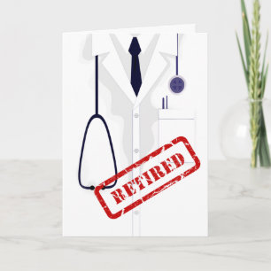 Carte Médecin retraité Médicale Manteau Homme Personnali