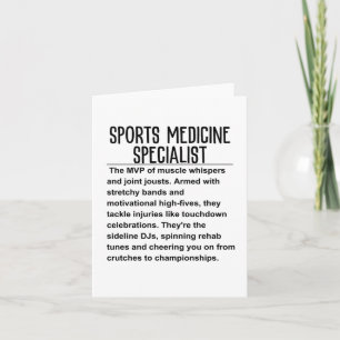 Carte Médecine du sport